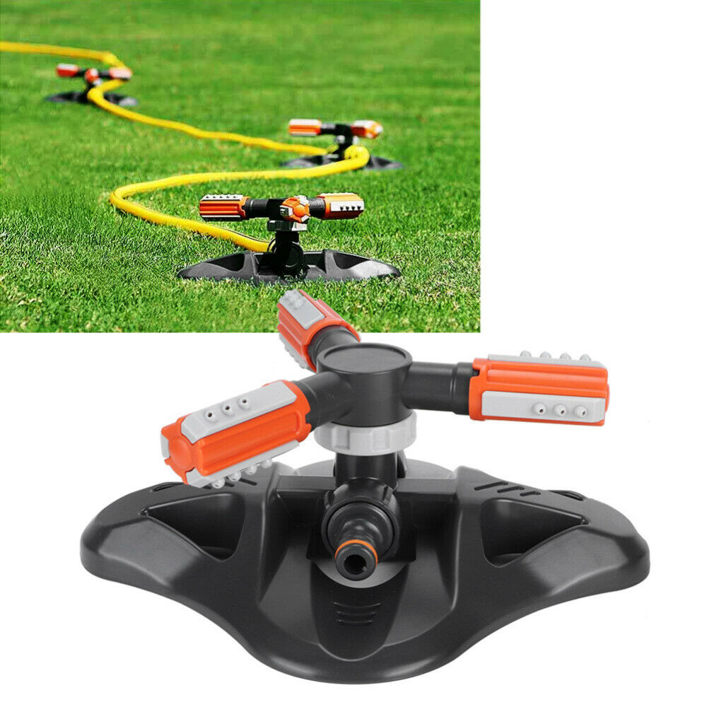 3 Arm Adjustable Garden Sprinkler Lawn Irrigation Spray Nozzle Roof Cooling Tool