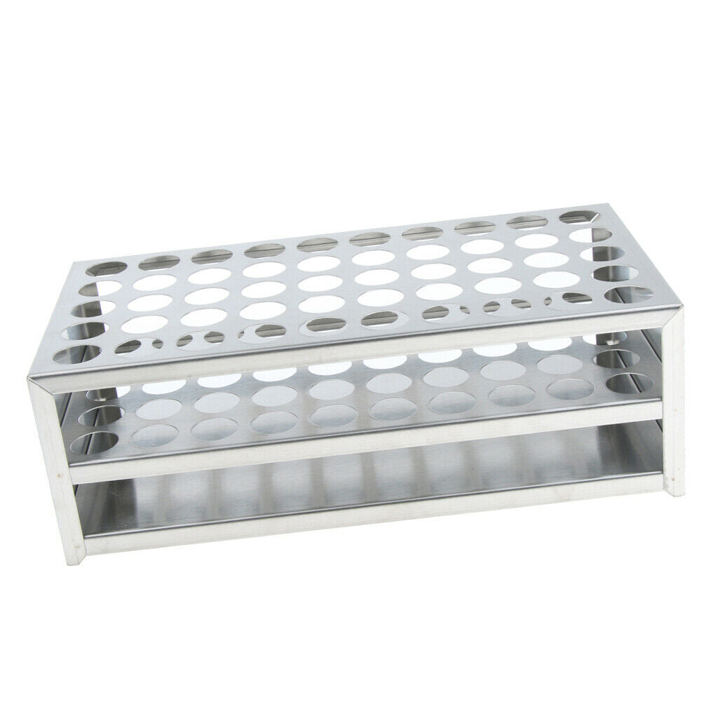 Detachable Centrifuge Tube Rack Stainless Steel 50Holes 21mm dia
