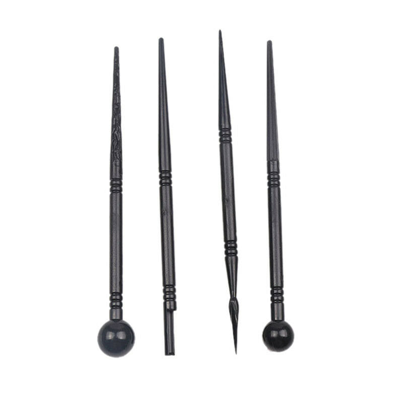 Delicate 4pcs Cake Carved Pens Flower Modelling Cake Decor Biscuits MoldsDD