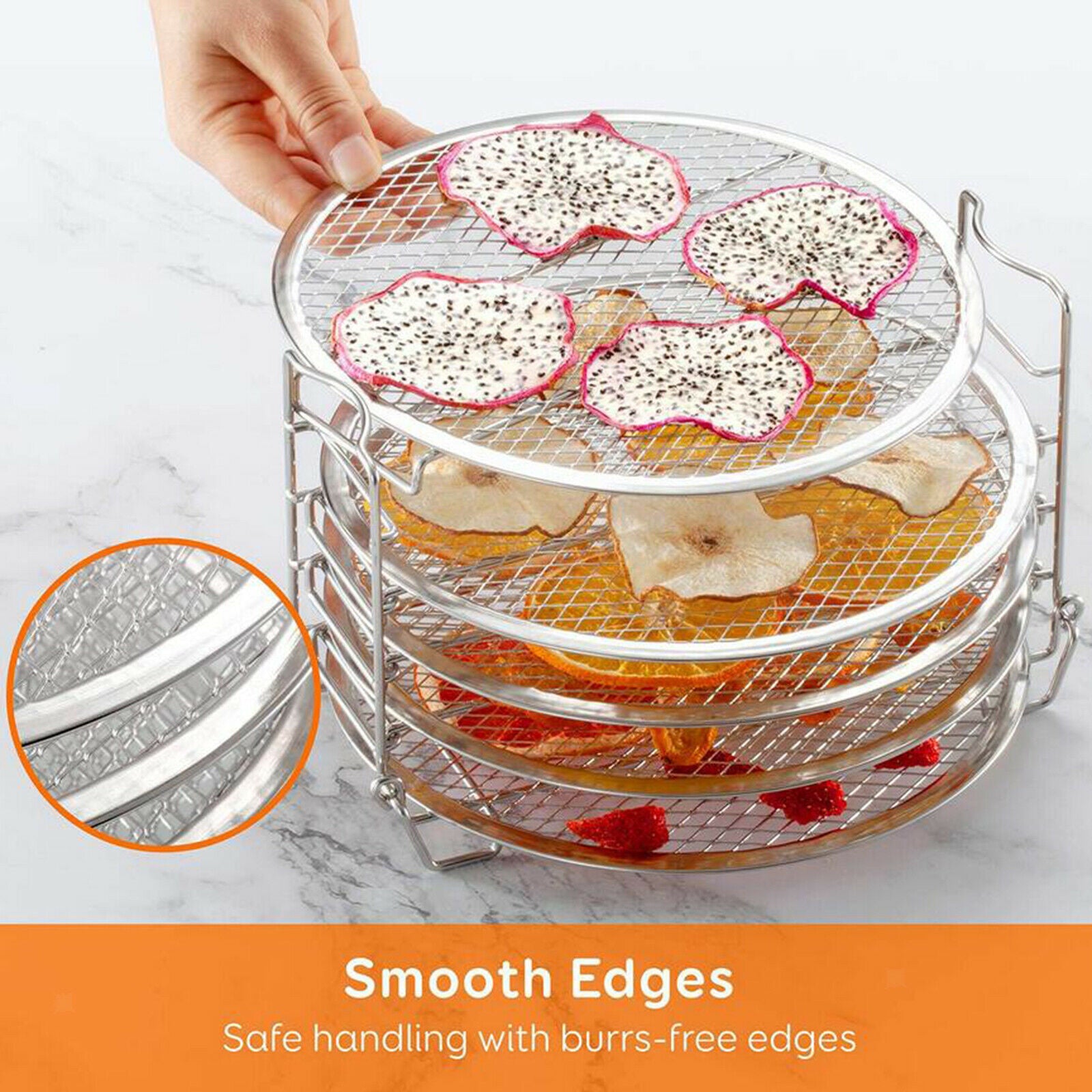 5 Tier Dehydrator Rack Rack for Air Fryer Dining Appliance Accessories