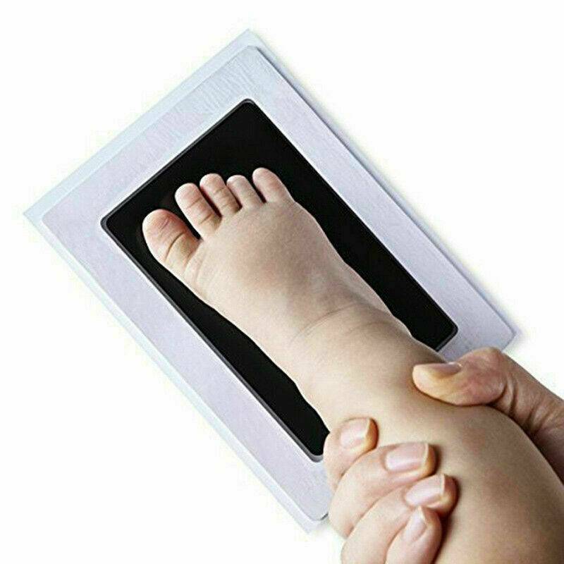 Non-Toxic Baby Hand Print Inkless Pad Touch Ink Newborn Footprint Kit Gift