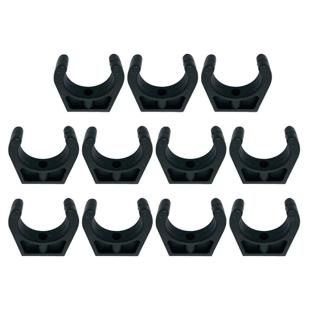 10pcs Marine Boat Hook Clips Hold Poles Up To 1-3 / 4 "Diameter 44MM NEW