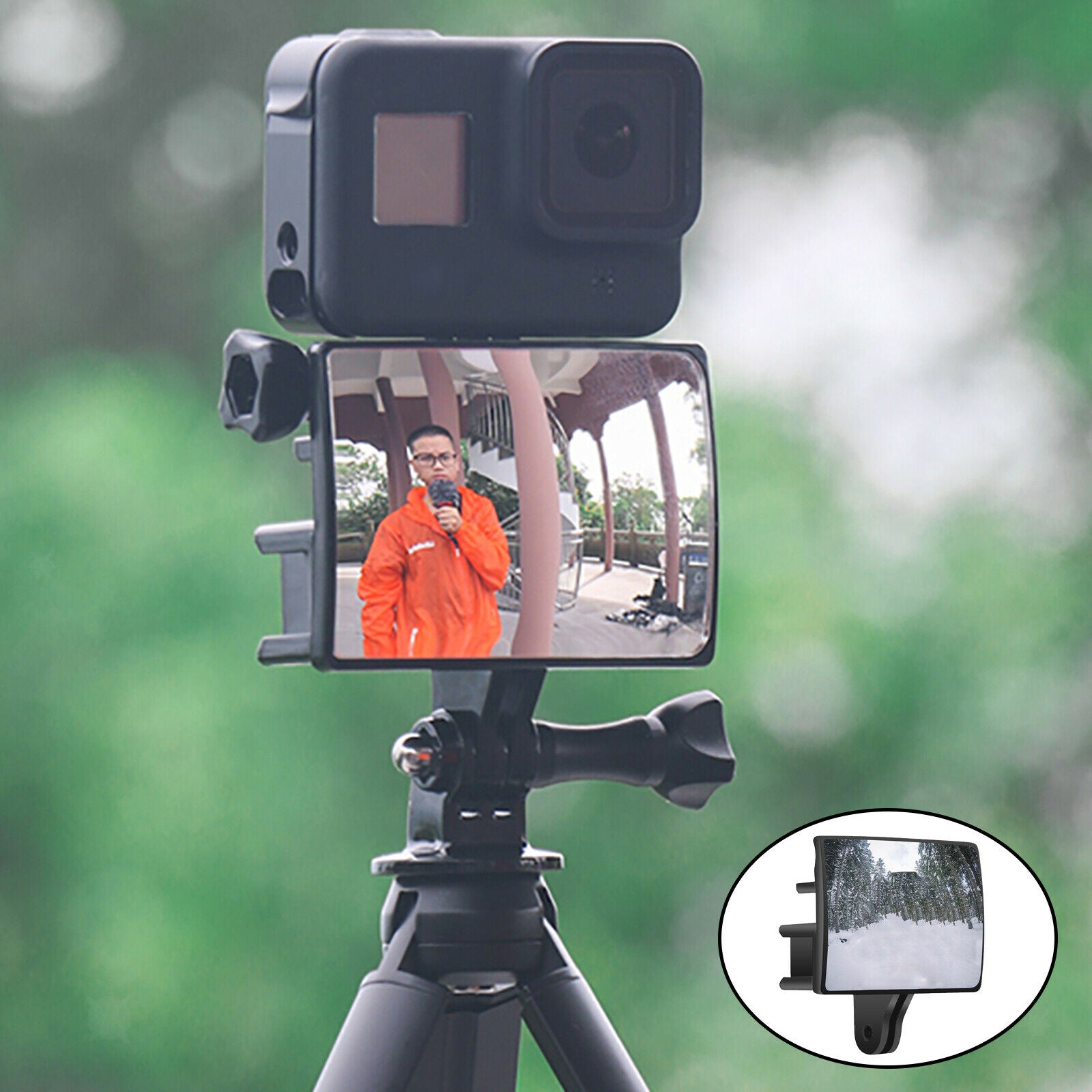 Vlog Selfie Flip Mirror Set for Gopro 9/8/7/6/5 Accessory Universal Compact