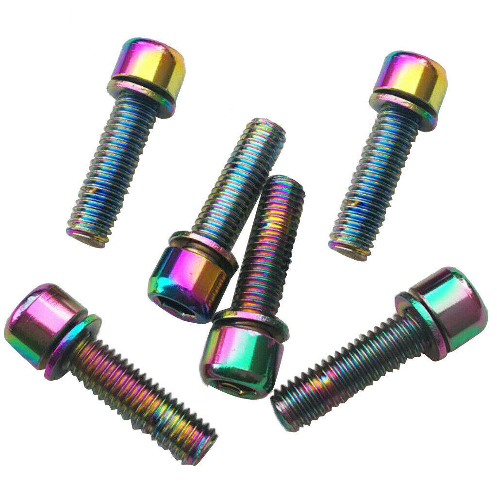 18x Hex Socket Screws M5x18 Bolts for Bicycle Disc Brake Caliper Rear Racks