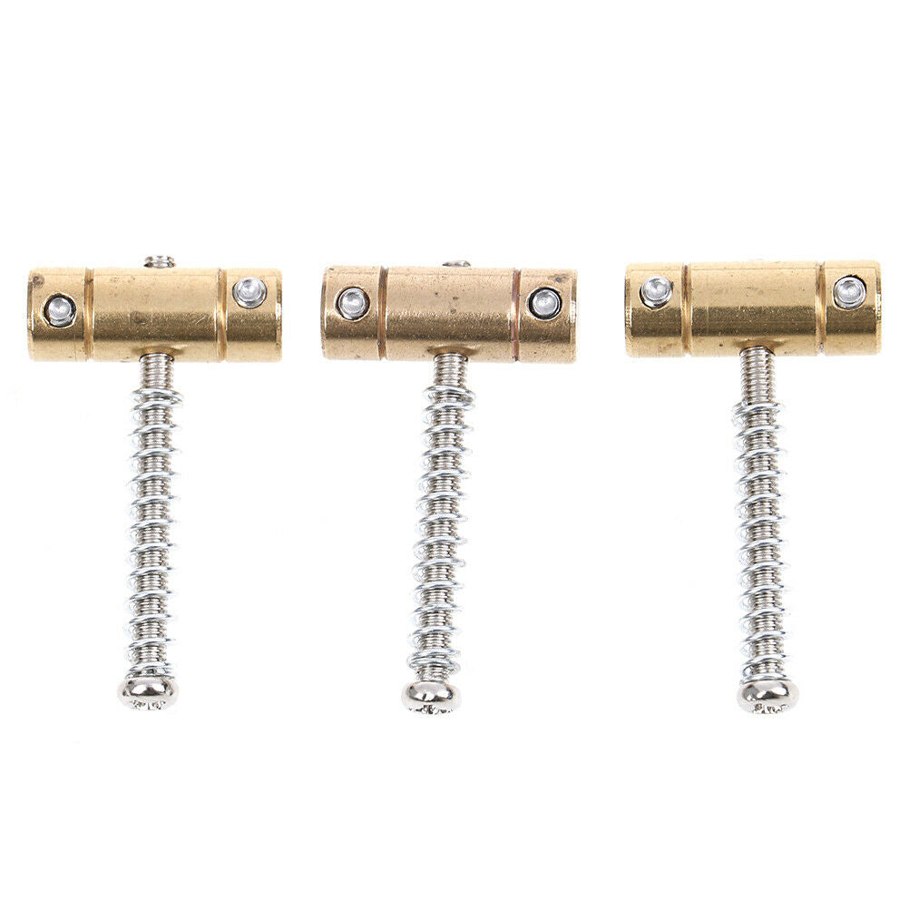 3Pcs Brass guitar bridge compensated saddles for guitar accessor rwJC.l8