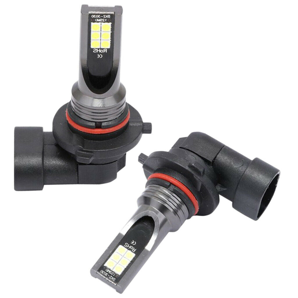 Auto Car 12LED Fog Headlight Bulbs Conversion Kit Hi/Lo Beam Lamps 9005 3030