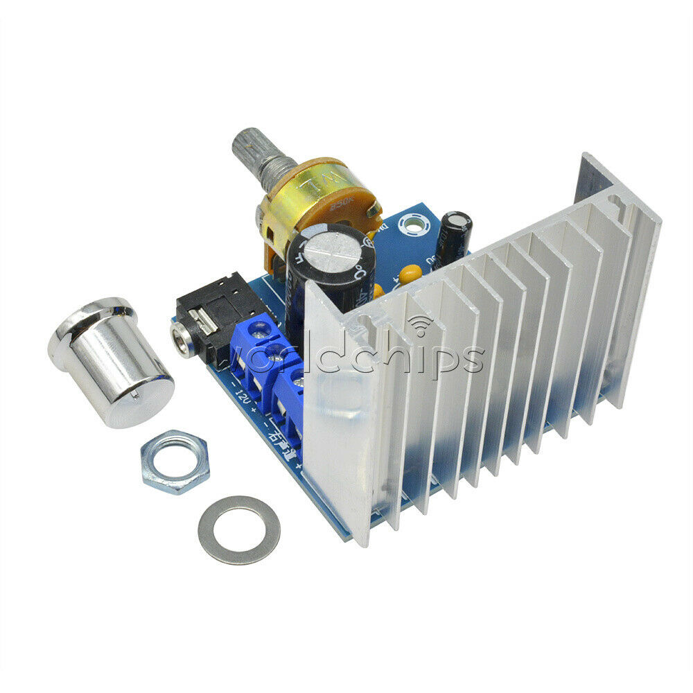 Dual-Channel 2.0 AC/DC 12V TDA7297 2*15W Digital Audio Amplifier DIY Kit Module