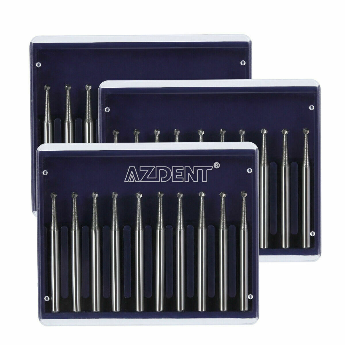 5 X Dental Tungsten Carbide Burs Drill FG 2 Round type For High Speed Handpiece