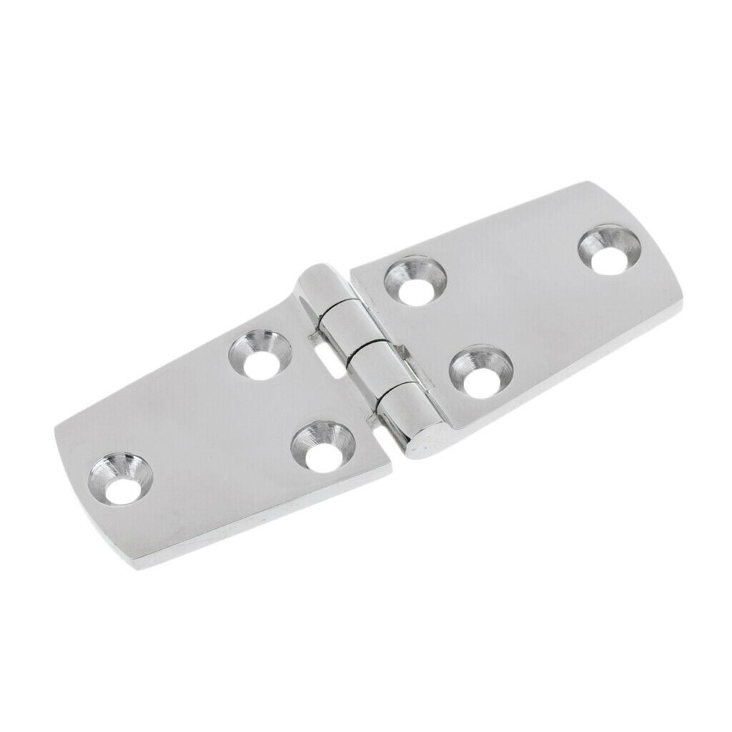 316 Stainless Steel Cast Boat Hatch Strap Hinge Cabin Door Hinge 4'' x 1.5''