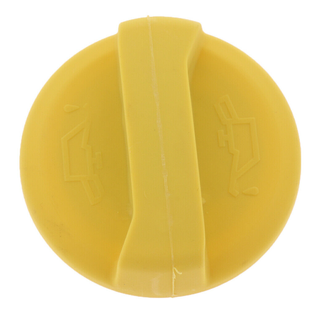 Engine Oil Gas Lid Tank Door Cover Yellow for Vauxhall Astra Tigra Zafira Meriva