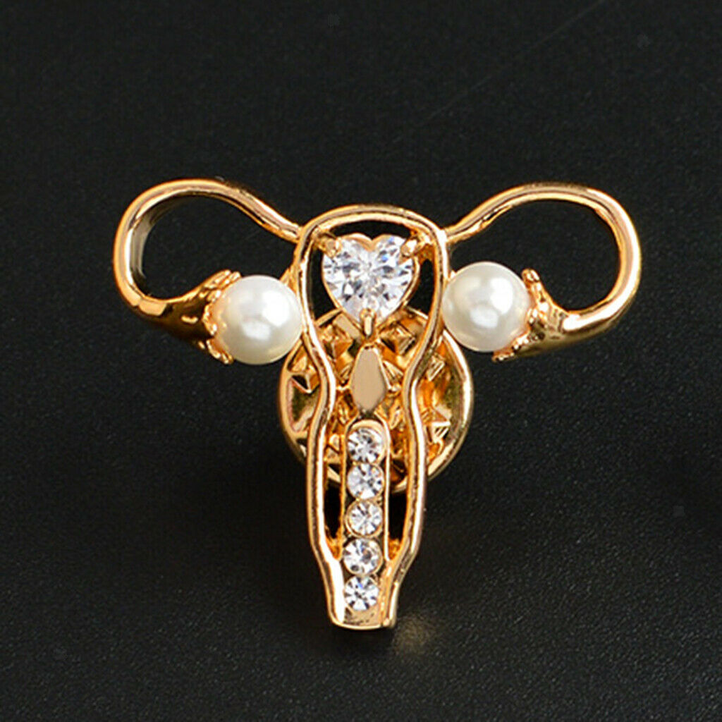 Personality Body Organ Uterus Brooch Badge Lapin Pin Doctor Nurse Gifts