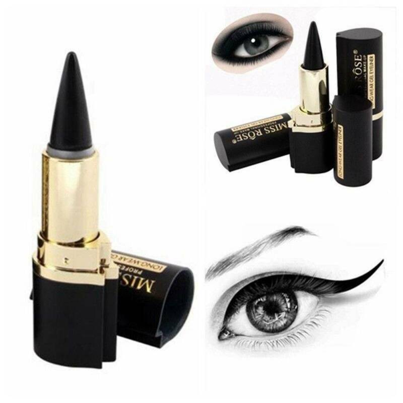 Pro Miss Rose Eyeliner Long Lasting Black Waterproof Eyeliner Gel Eye Liner Pen