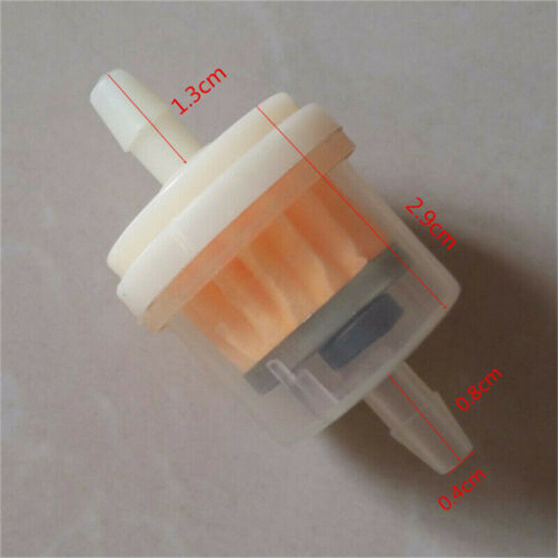 20PCS Motor Inline Gas Oil Fuel Filter Small Engine For 1/4'' Line 6-7mm Hose
