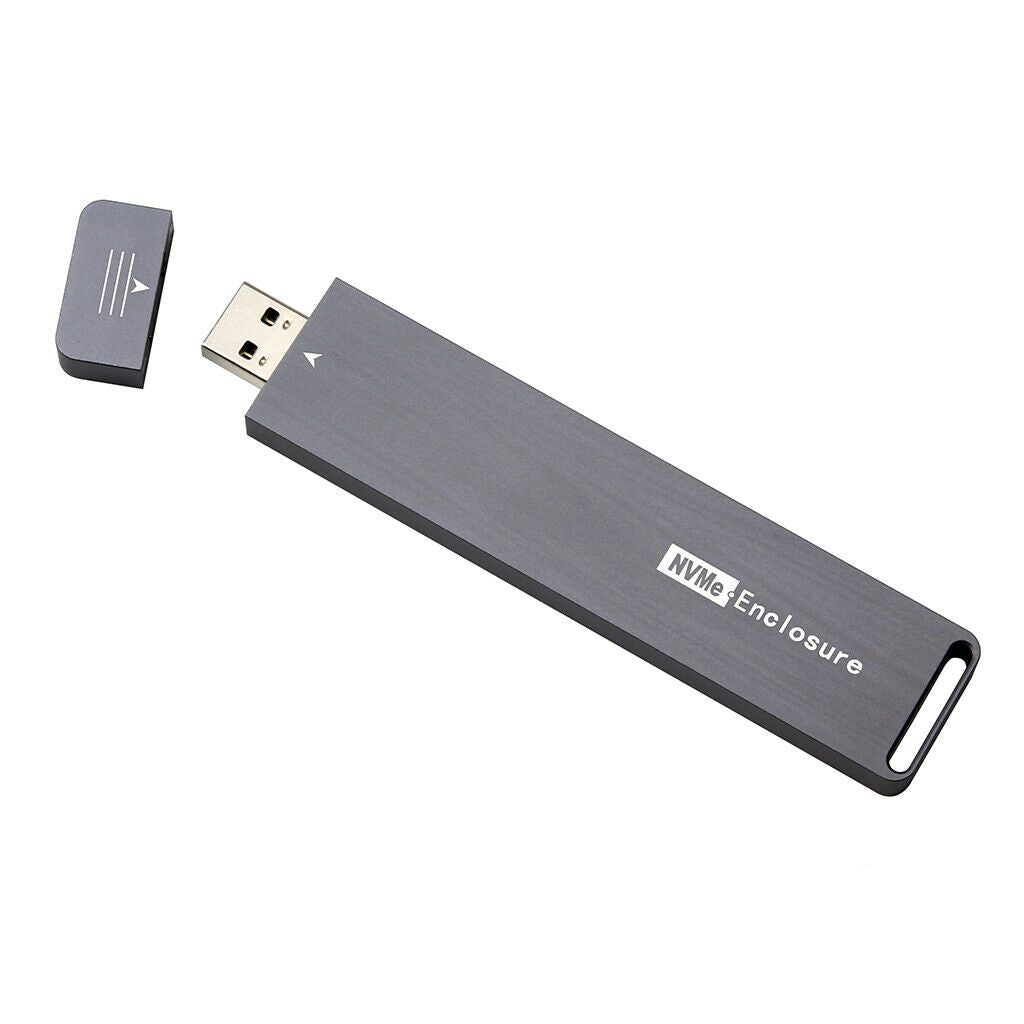 M2 NVMe SSD Case Enclosure M.2 PCI-e SSD to USB3.0 USB3.1 External SSD Box new