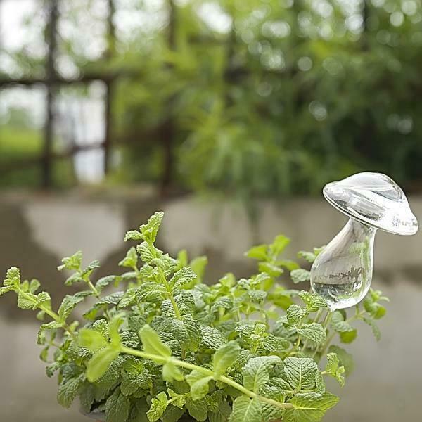 4Pcs Handmade Clear Garden Watering Device Sprinkler for Indoor/Outdoor