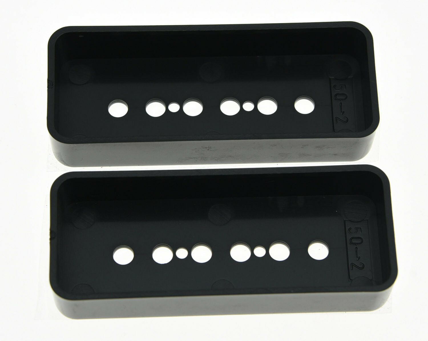 Pair of Black P90 Guitar Pickup Covers Soapbar Pickup Cover fits Les Paul Guitar