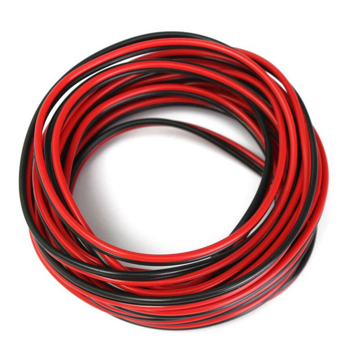 5M Red/Black Speaker Cable Wire Car Home Stereo HiFi/Car Audio Meter 2 x 0.50mm