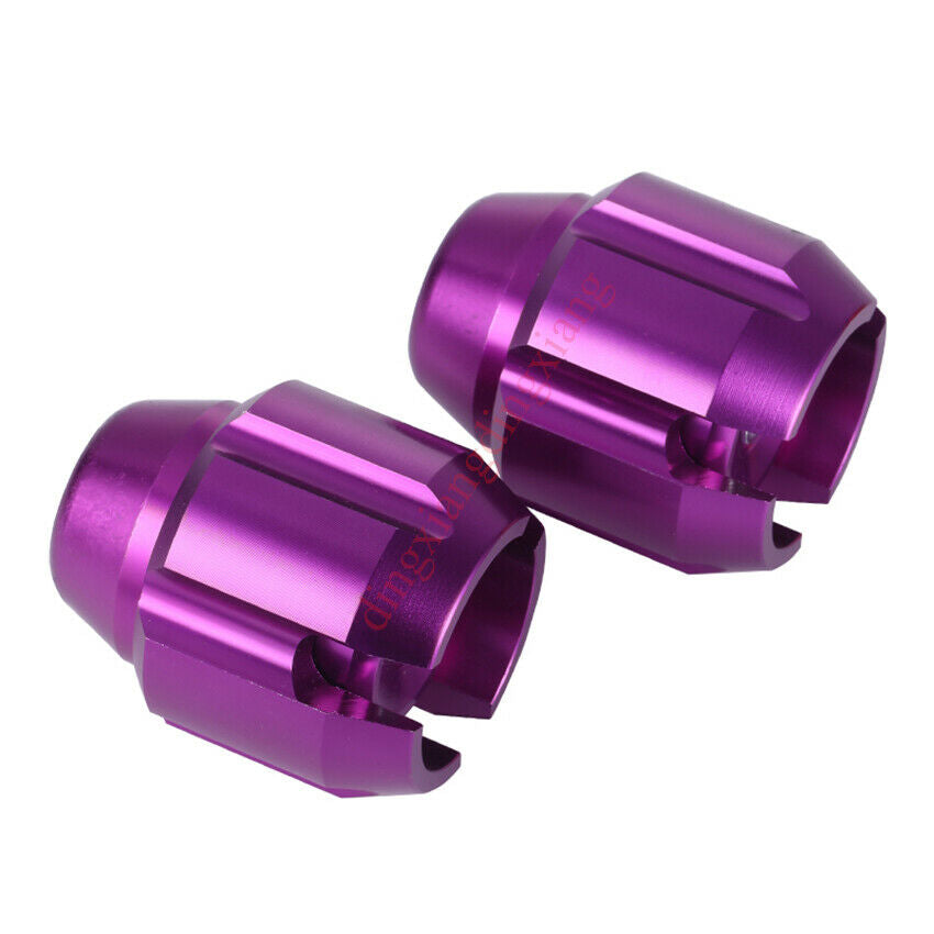 2pc Motorcycle Anti-fall Cup Refit Aluminum Alloy Shock Absorber CNC Universal