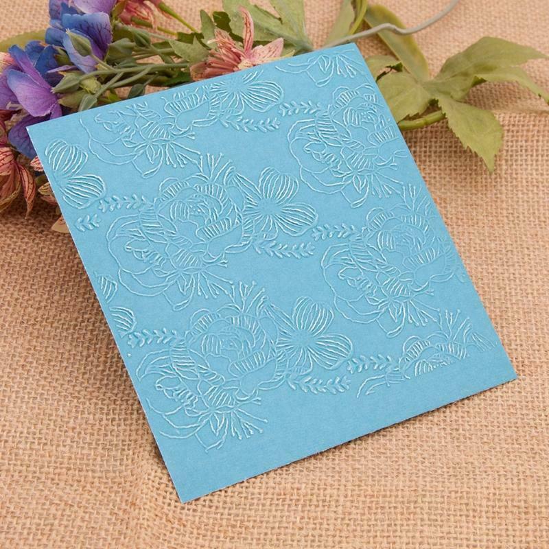 Uneven Embossing Folder DIY Scrapbooking Paper Craft Photo Album Making Supplies