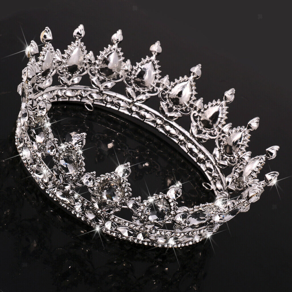 Sparking Full Crystal Wedding Bridal Hair Tiara Crown Headband Hair Jewelry