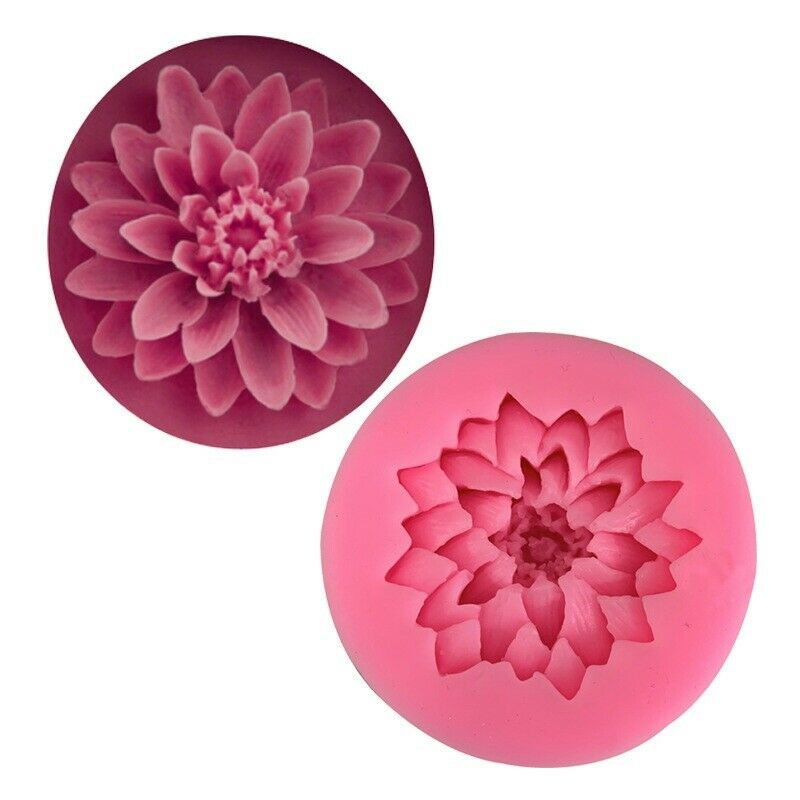 Mould Lily Flower Sugar Paste Cake Icing Chocolate Craft Water Silicone Decor