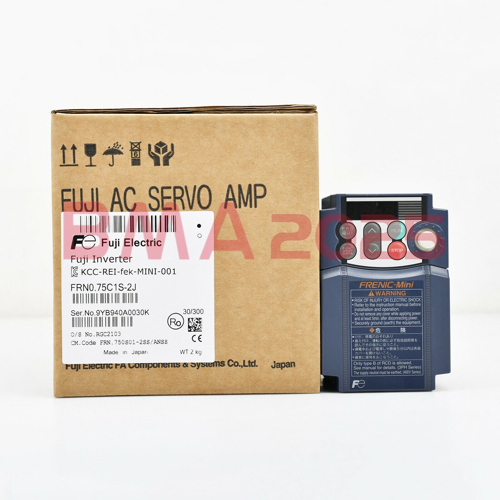 1PC New FRN0.75C1S-2J Inverter 0.75KW 1year warranty DHL free Ship FU9T
