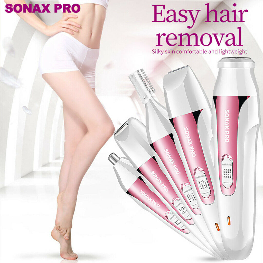 5 in 1 Electric USB Hair Removal Facial Body Bikini Shaver Trimmer Epilator