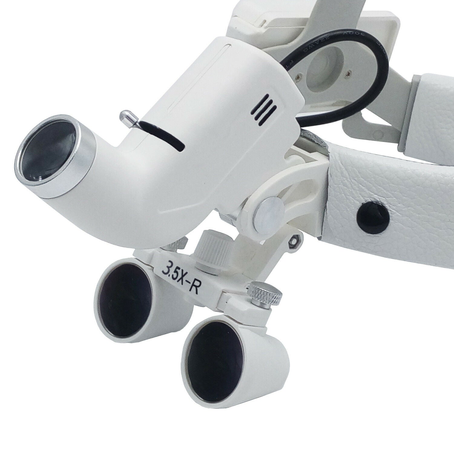 Surgical Medical LED Headlight Headband Binocular Loupes Dental 65000lux