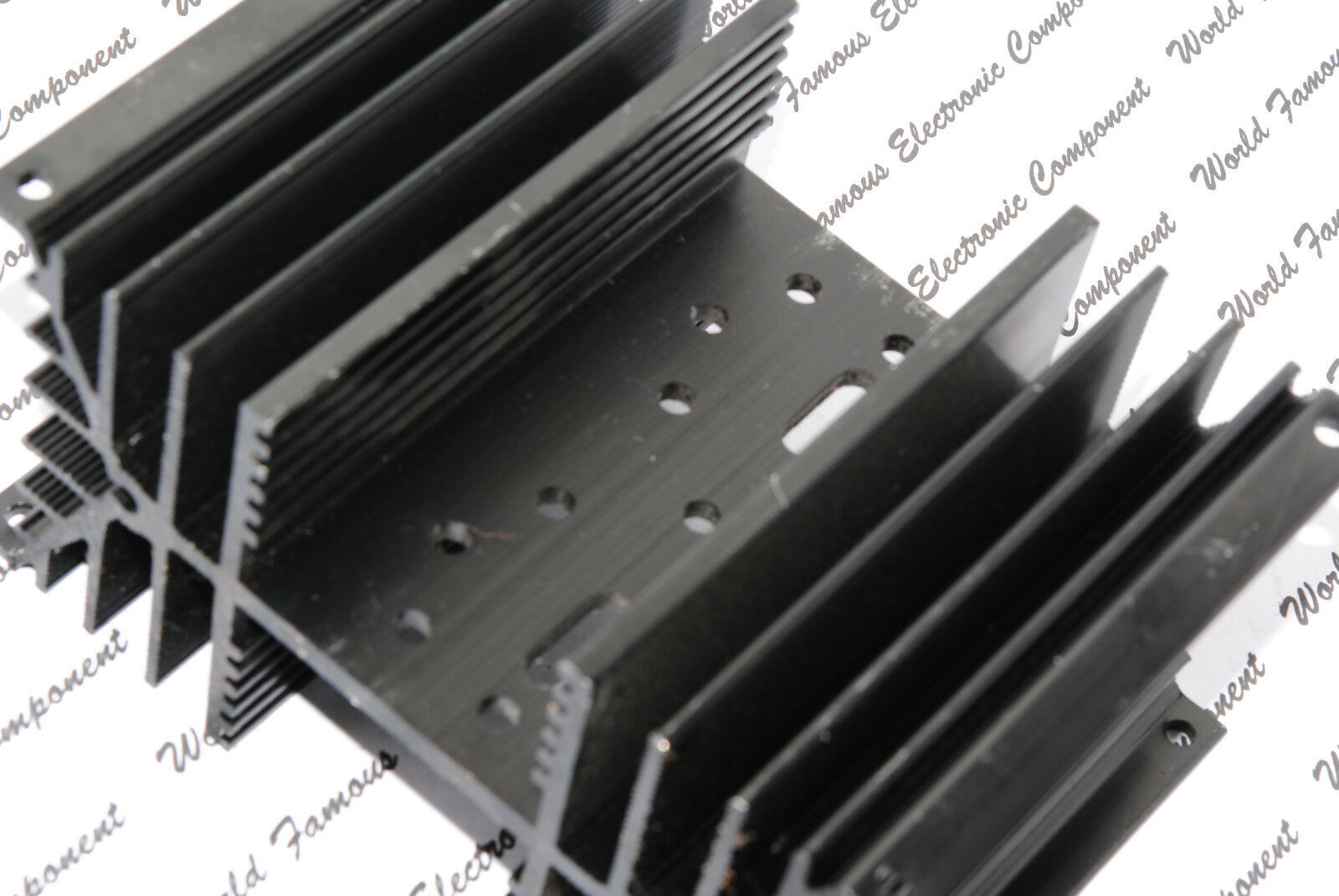 1PCS - AMP Amplifier Large Aluminum Heat Sink - 130 x 90 x 65mm