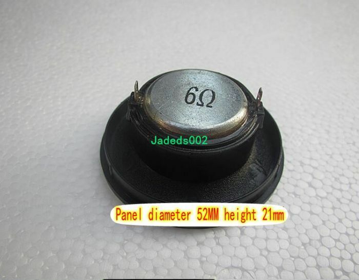 2pcs 52mm 6ohm 10W Silk film Dome tweeter Neodymium Speaker Loudspeaker For JAMO