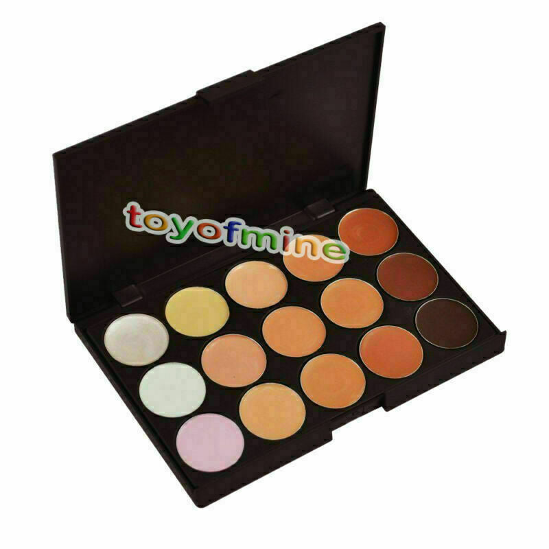 15 Color Neutral Makeup Eyeshadow Camouflage Facial Concealer Palette