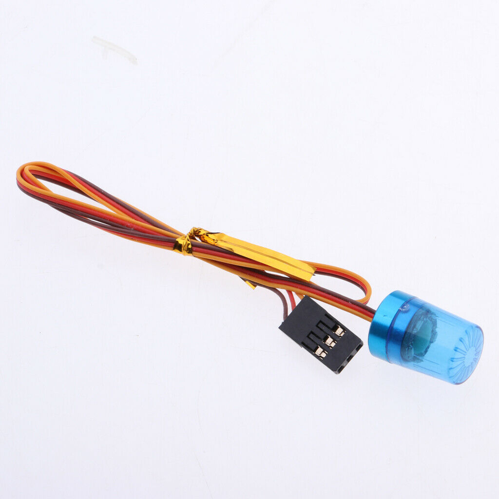 3pcs 1/10 RC Car Police 360 Degree Rotation Flash Bright LED Light DIY Part