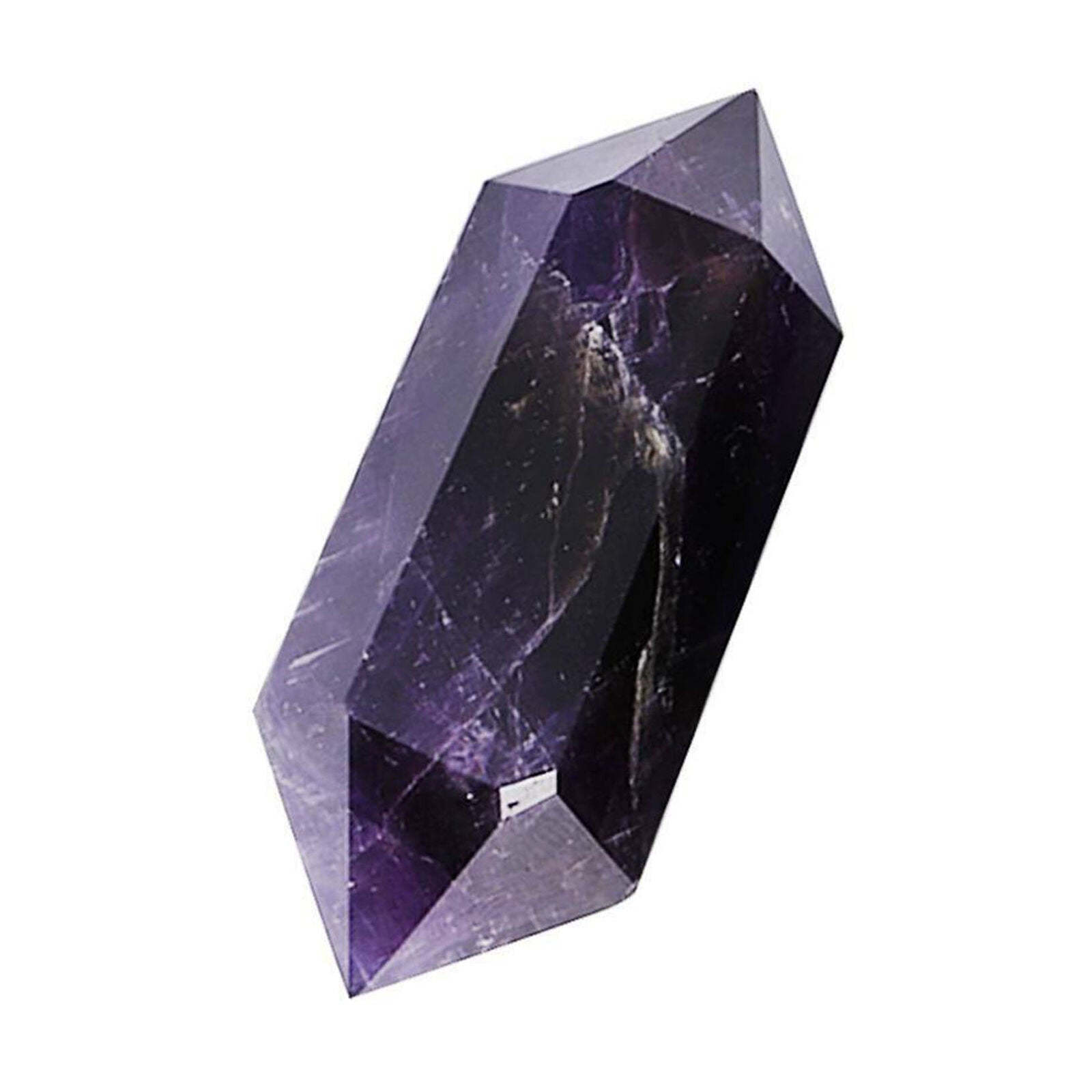 Natural Purple Amethyst Quartz Crystal Point Wand Obelisk Healing Tower 4-5cm