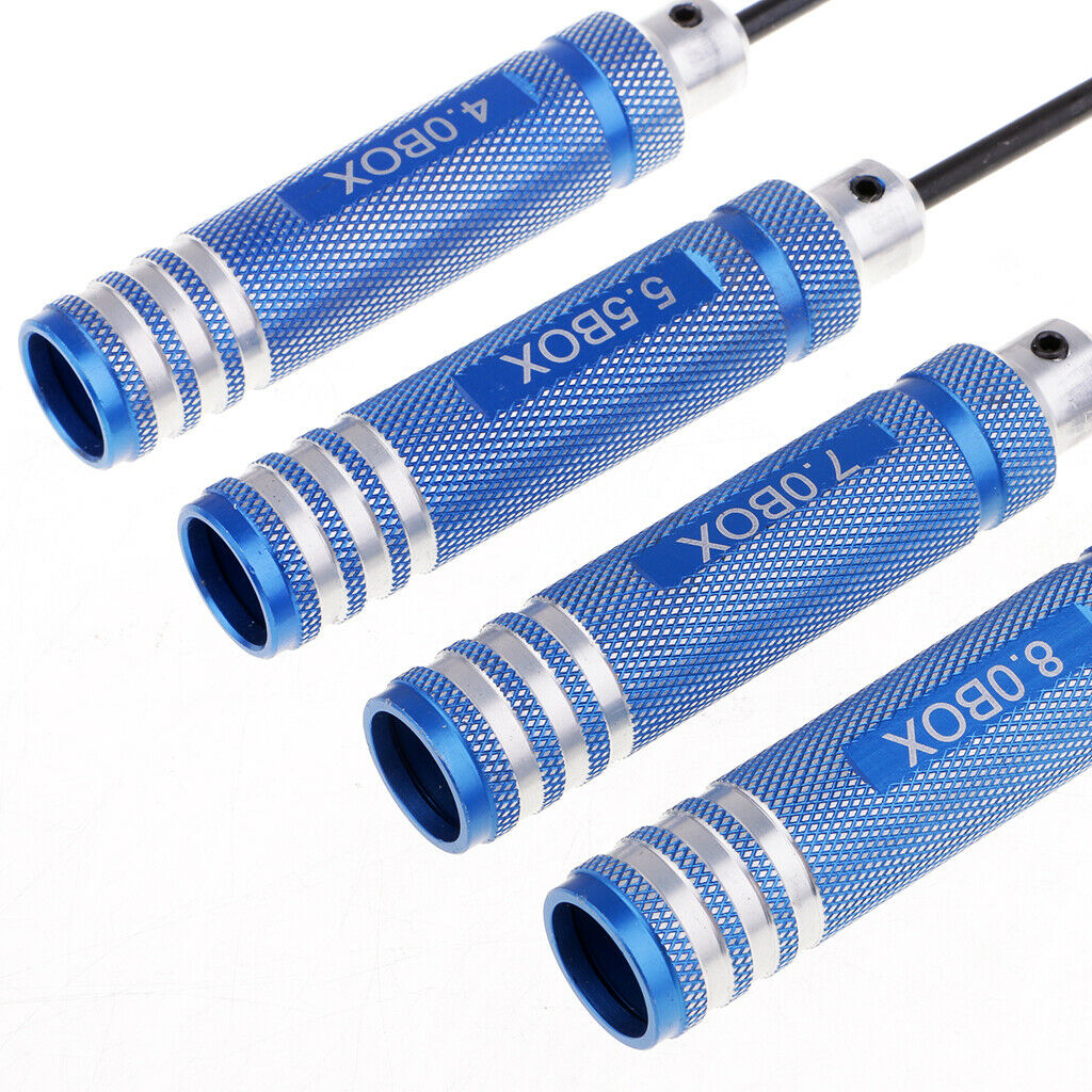 4pcs RC Car Hexagonal Sleeve Screwdriver Repair Tool Kit High