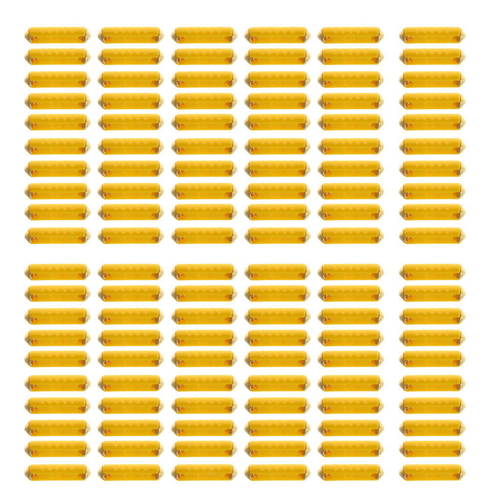 Pack of 100 5A Car Auto Standad Bullet Ceramic ATS BGC Fuses