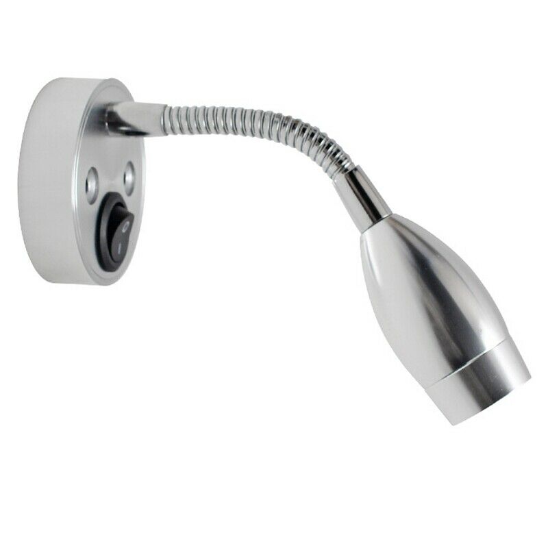 12V3W LED Caravan RV Indoor Reading Lamp Wall Lamp Small Spotlight Simple ScreC8