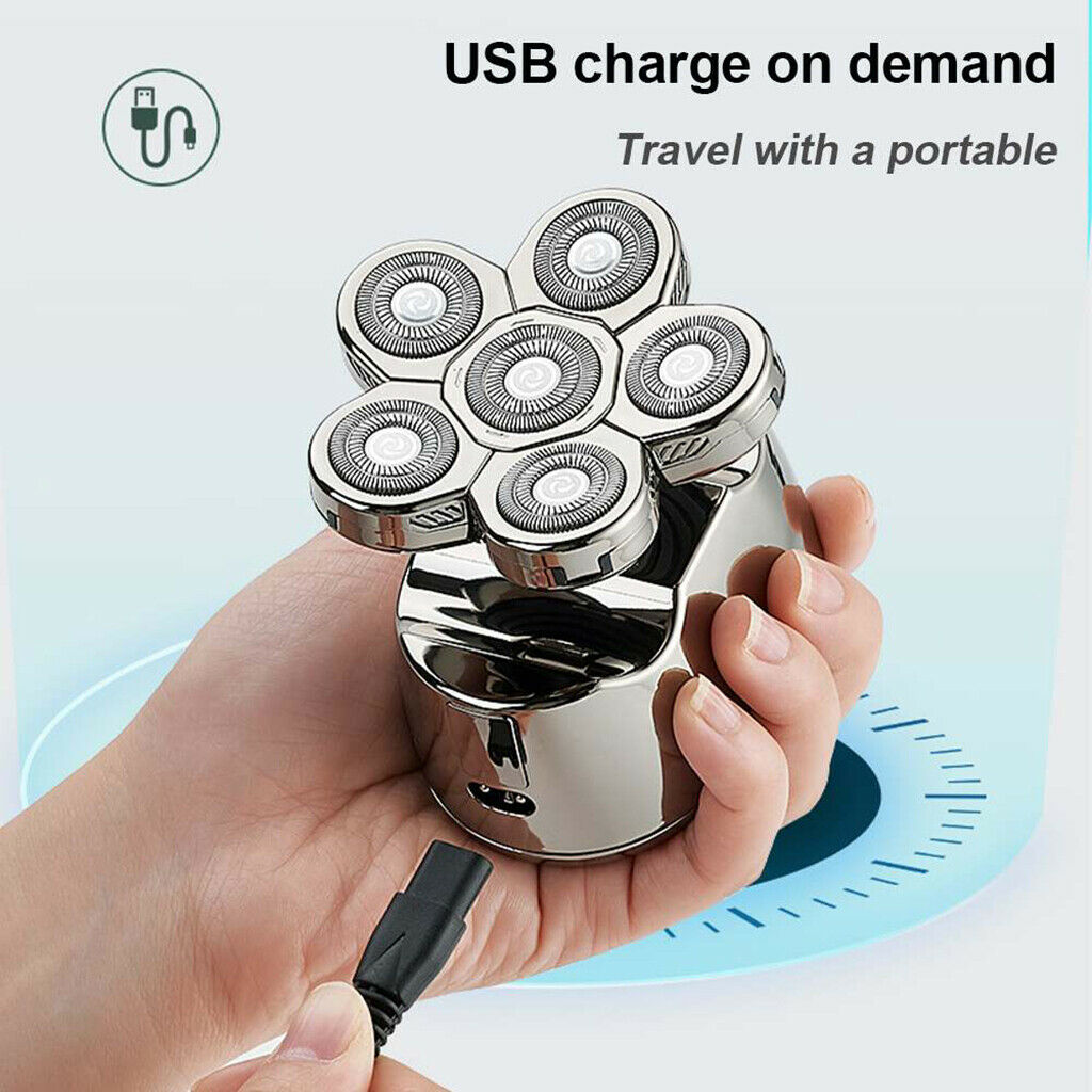 Electric Razor Shaver Replacement Head Beard Shaving Trimmer Digital Display