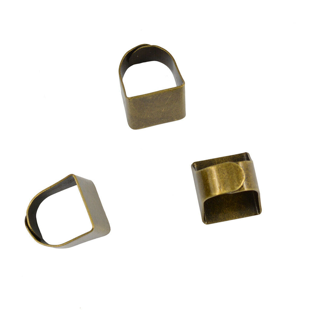 20pcs Brass Ring Blanks Flat Bases Findings Blank Rings Jewelry Making DIY