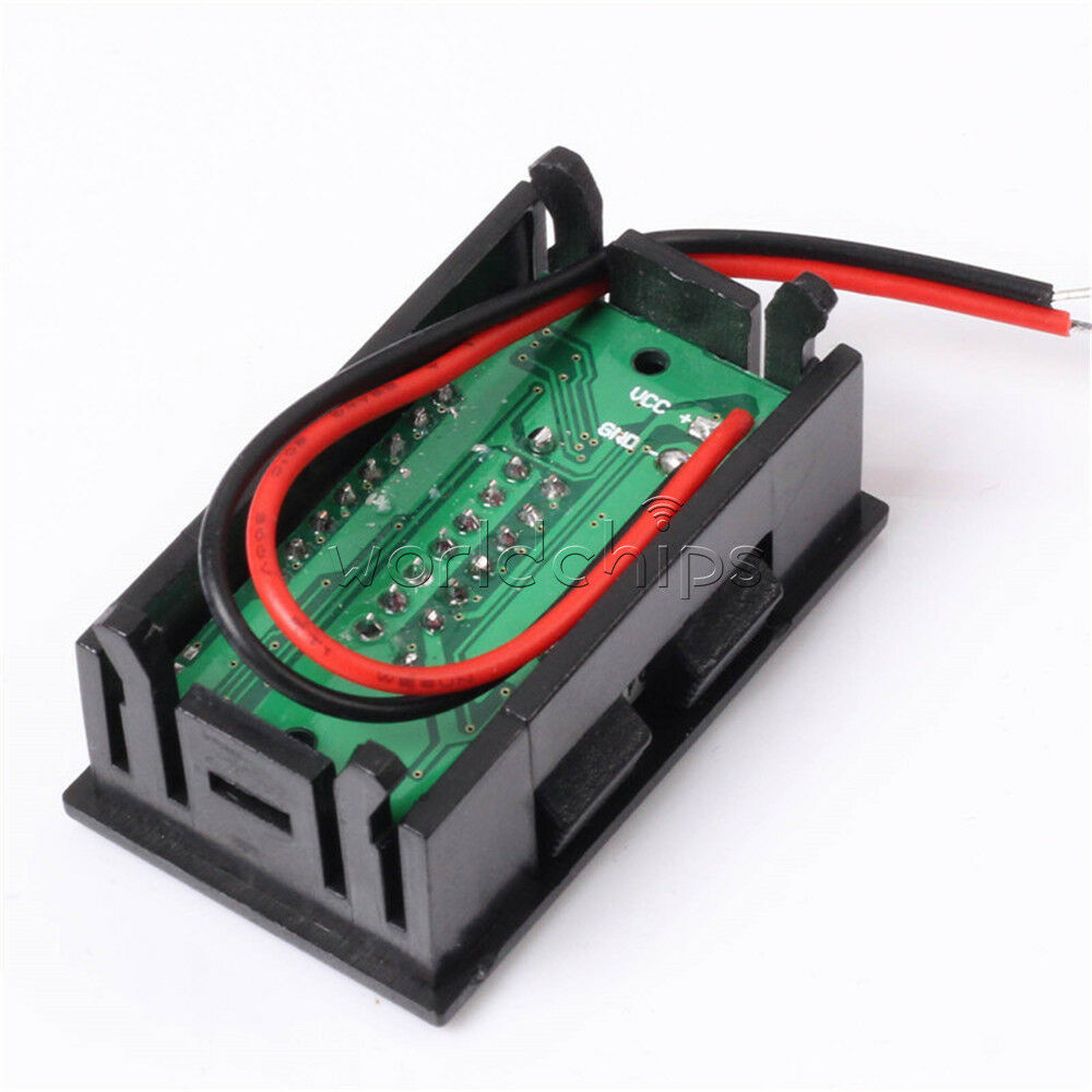 Red LED Indicator Battery Charge Capacity Monitor Tester 48V Lead-acid Battery