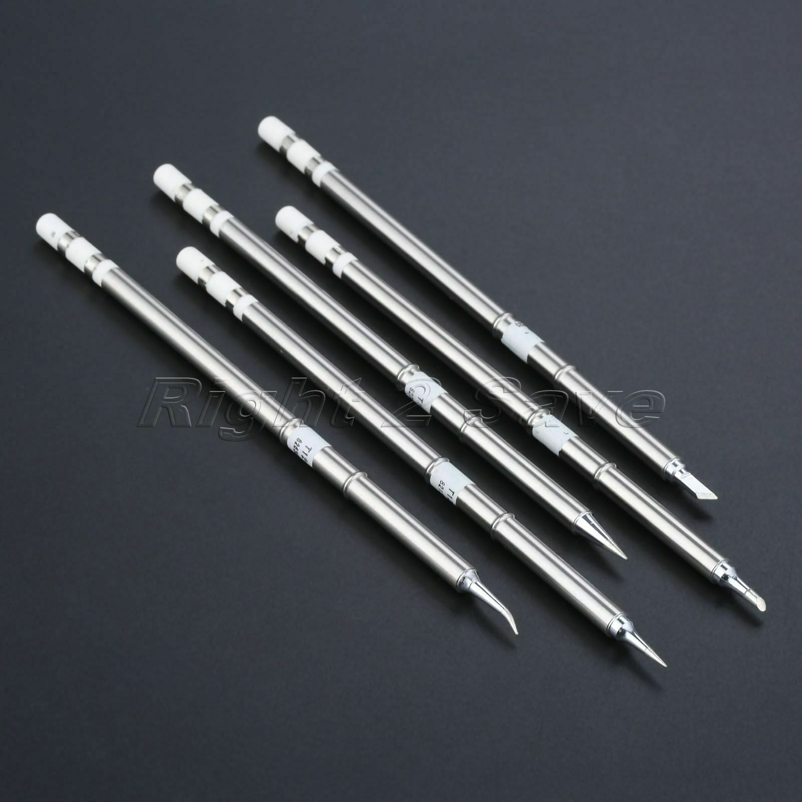 5pcs T12 Series Soldering Iron Tips Set T12-JI02 ILS KU BL BC2 For Hakko