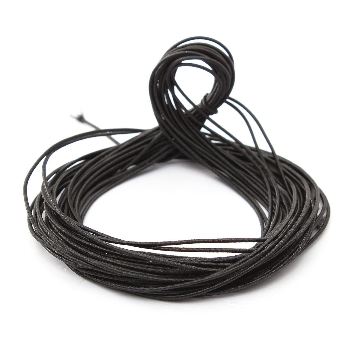 10m Real Black Elastic Thread Cord for Necklace Bracelet Craft String DIY 1.5mm
