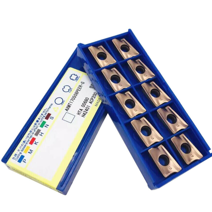 AXMT170508PEER-G ACP200 CNC carbide insert milling cutter blade Grade ACP200