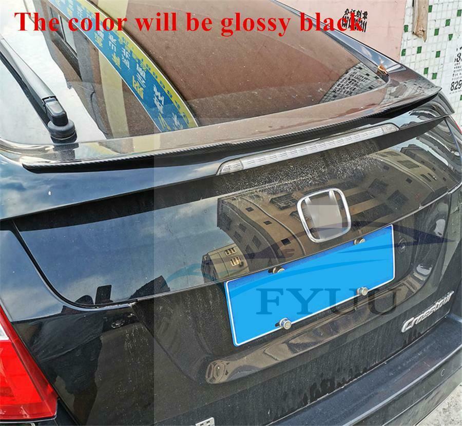 Universal Glossy Black Car Rear Spoiler & Roof Wing Splitter Lip Trim 115CM 45"