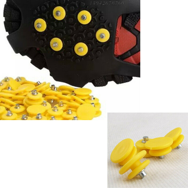 20x Ice Snow Traction Cleats Mountaineering Climbing Crampons Hiking Spikes