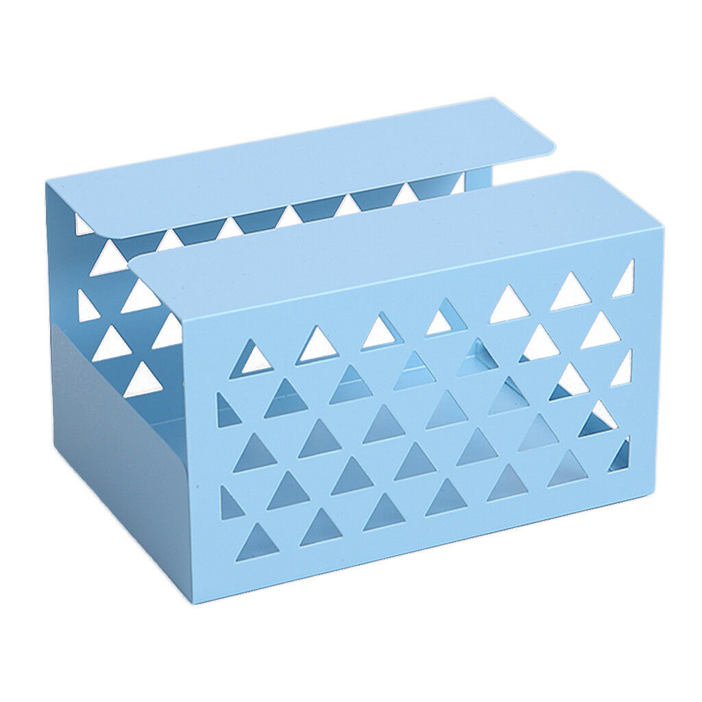 Countertop Paper Towel Dispenser Tissue Holder For Kitchen Bathroom Blue S