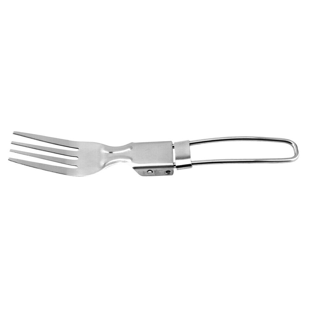 Portable Camping Picnic BBQ Folding Cutlery Party Outdoor Travel Spork Spoon