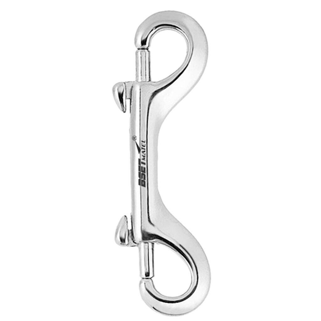 100mm Double Dual Ended Bolt Snap Hook Diving Marine Paddle Accs Equipment