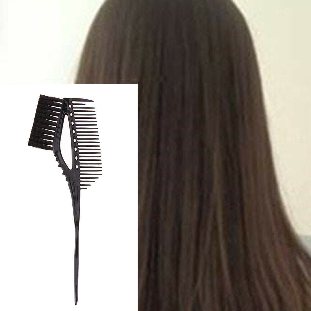 Hair Dye Coloring Brush Comb Hairdressing Brush Pro Plastic Salon Hair Tint @