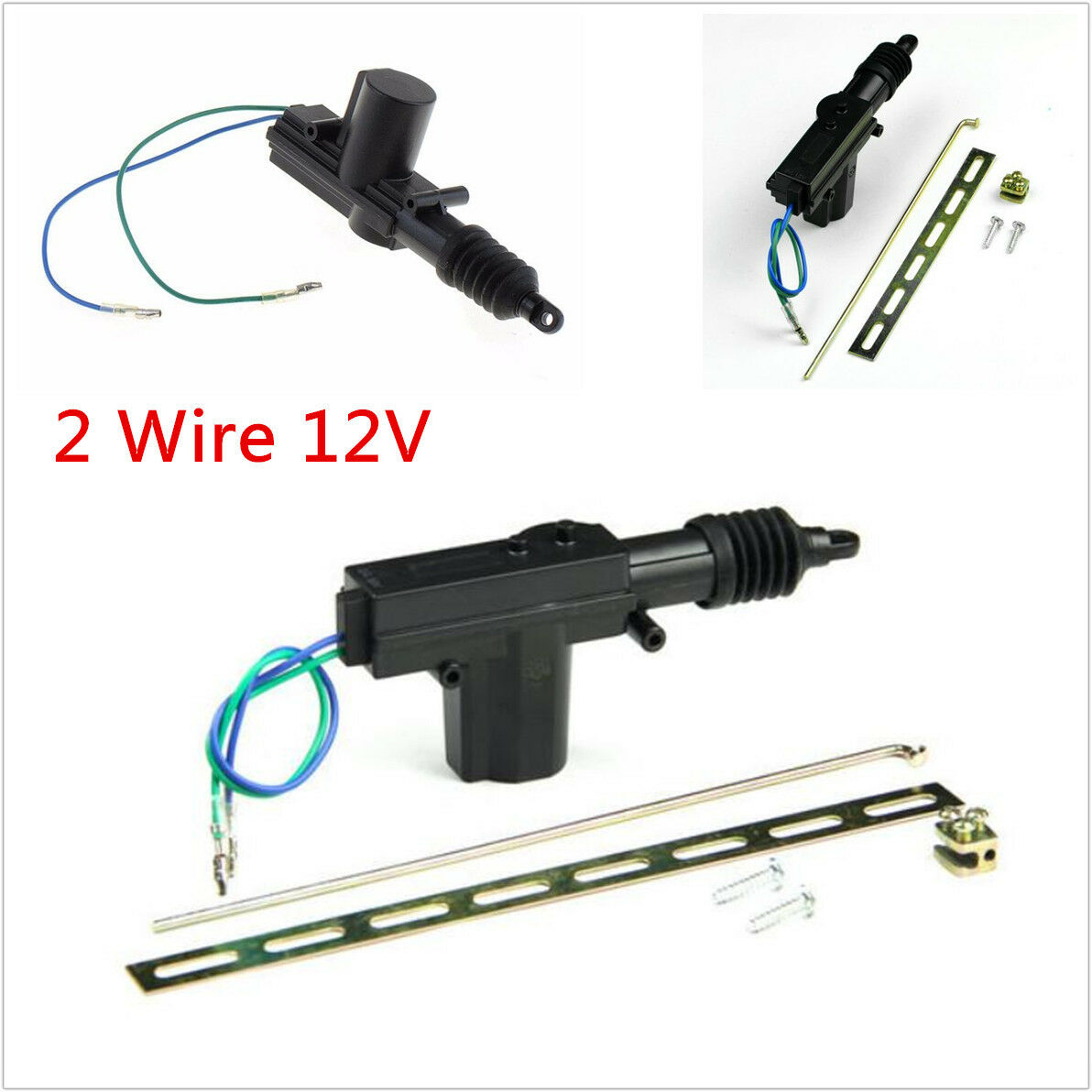 Universal  Heavy Duty Power Door Lock Actuator Motor 2 Wire 12V Car Truck Alarm