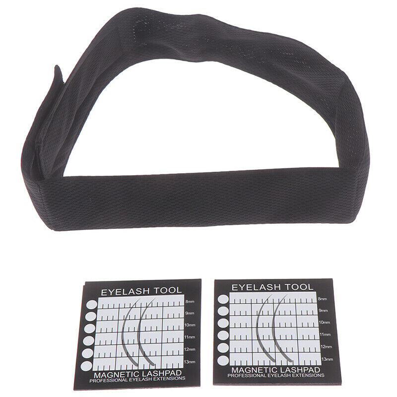 Magnetic Turban Eyelashes Grafted Pad Headband Eyelash Extension Holder ToolsDD